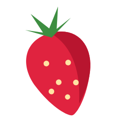 Eper dekoráció